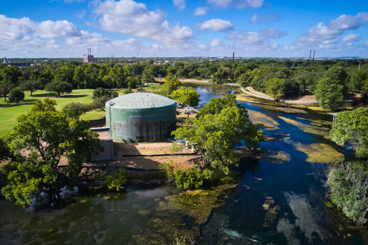 Landa golf course water tank