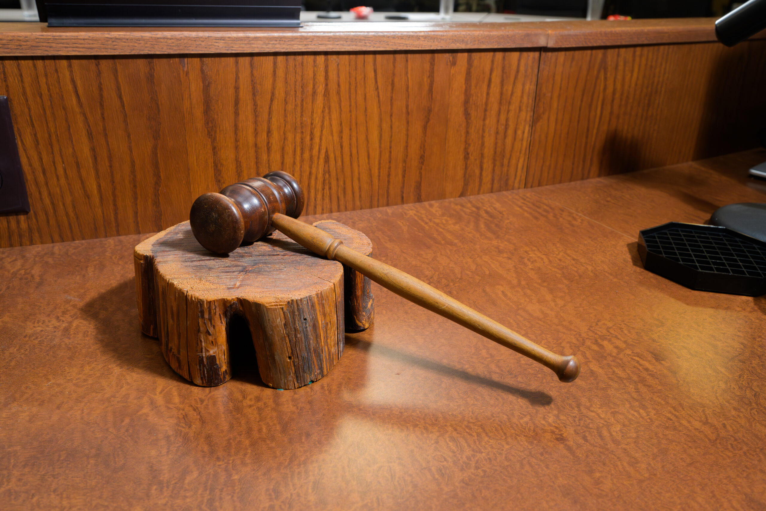 Gavel in NBU Board Room