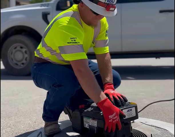 Smoke testing being performed by NBU water operations